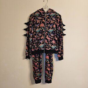 Lola + The Boys Dinosaur Tracksuit Set Joggers and Jacket Boys Size 14